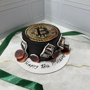 Бенто-торт c Биткоином и начинкой «Ай-Петри»