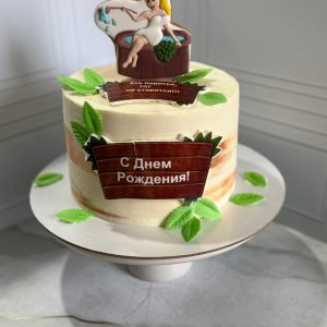 Торт для женщины на День рождения с начинкой «Баунти»