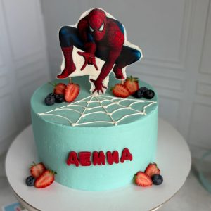 Торт с человеком пауком для мальчика «Фереро Роше»