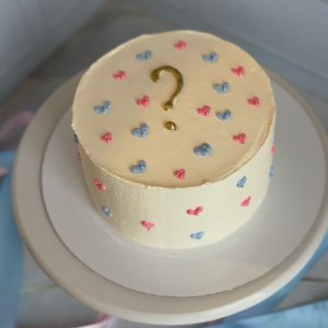 Бенто-торт на гендер пати с начинкой «Ай-Петри»