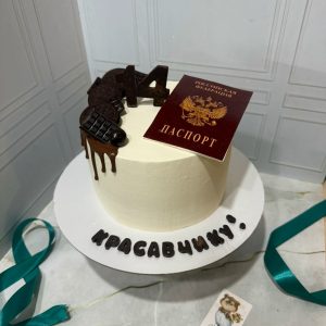 Торт с паспортом и начинкой «Орео с чизкейком»